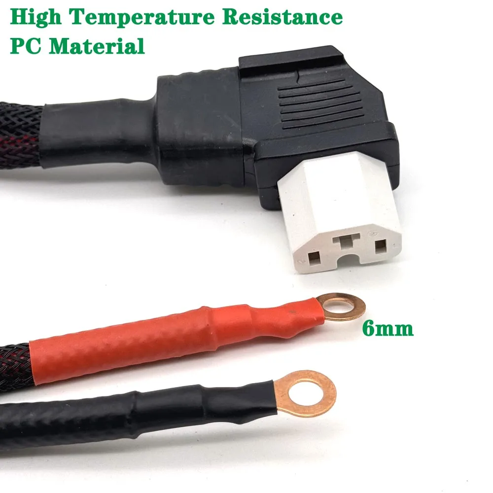 Cargador de enchufe de carga para bicicleta eléctrica, conector de batería Universal para motocicleta de 220V, cable de cobre estañado - imagen 2