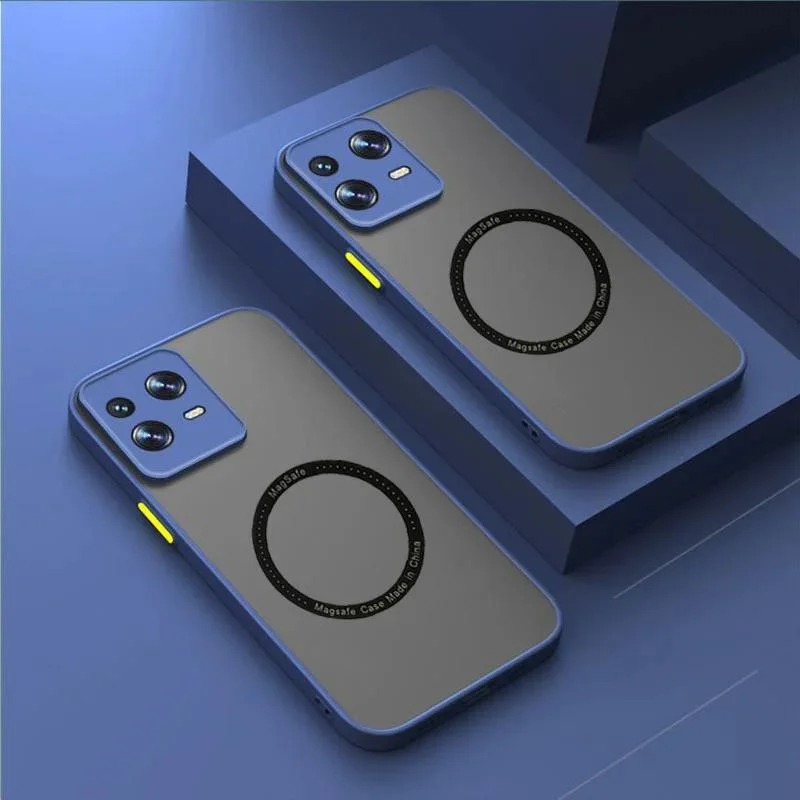 Magsafe-funda de carga magnética inalámbrica para móvil, carcasa transparente mate para Xiaomi 12, 12s, 12T, 13T, 14, 13 Pro, Ultra, Mi13 Pro - imagen 2