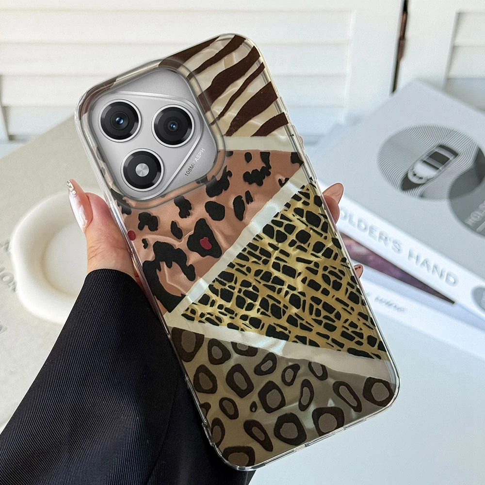 Fundas de teléfono con textura de onda de agua y estampado de leopardo para Honor 400 200 Pro Magic 6 7 5 Lite X9a X9c X9b X8a X8b X8c, funda de silicona - imagen 5