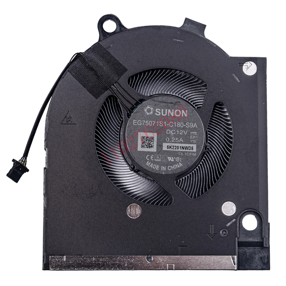 Ventilador GPU de CPU para portátil de repuesto para DELL G15 5520 5525 Series año 2022 RTX3050 3060 3070 - imagen 2