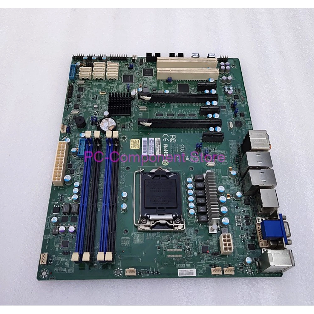 Placa base para estación de trabajo C7Z87, serie i3 i5 i7 de 4. a generación, LGA1150 DDR3 PCI-E 3,0 SATA3 - imagen 5