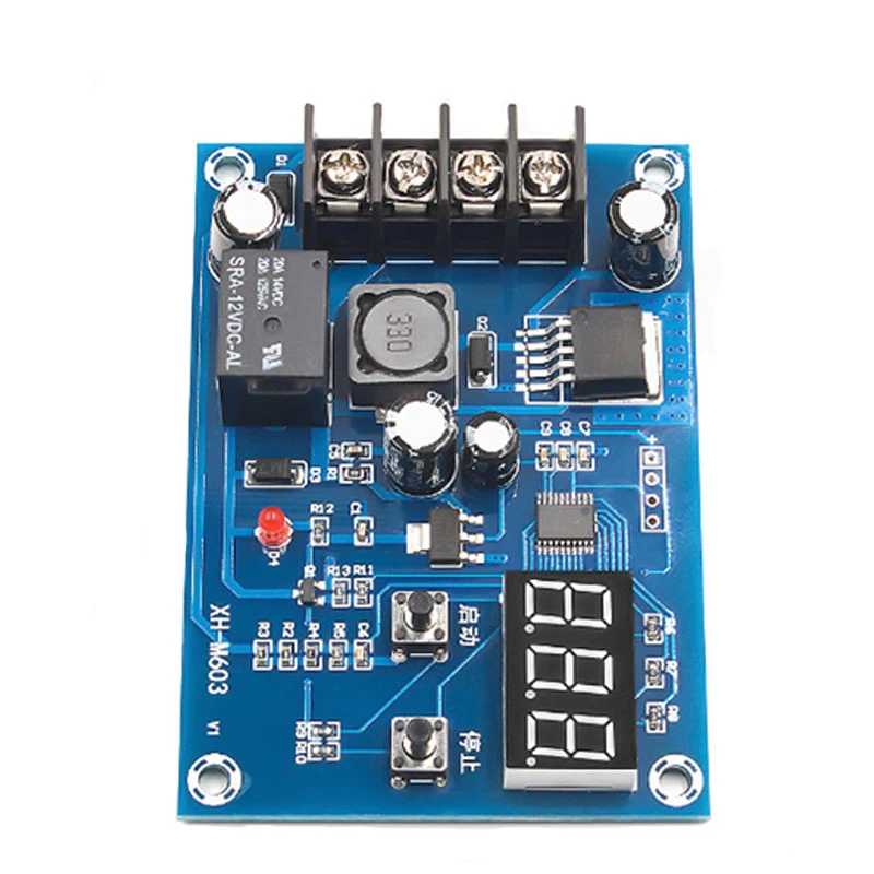 Módulo de Control de carga XH-M603, cargador de batería de litio, almacenamiento de 12-24V, interruptor de Control, placa de protección con pantalla LED, nuevo - imagen 5