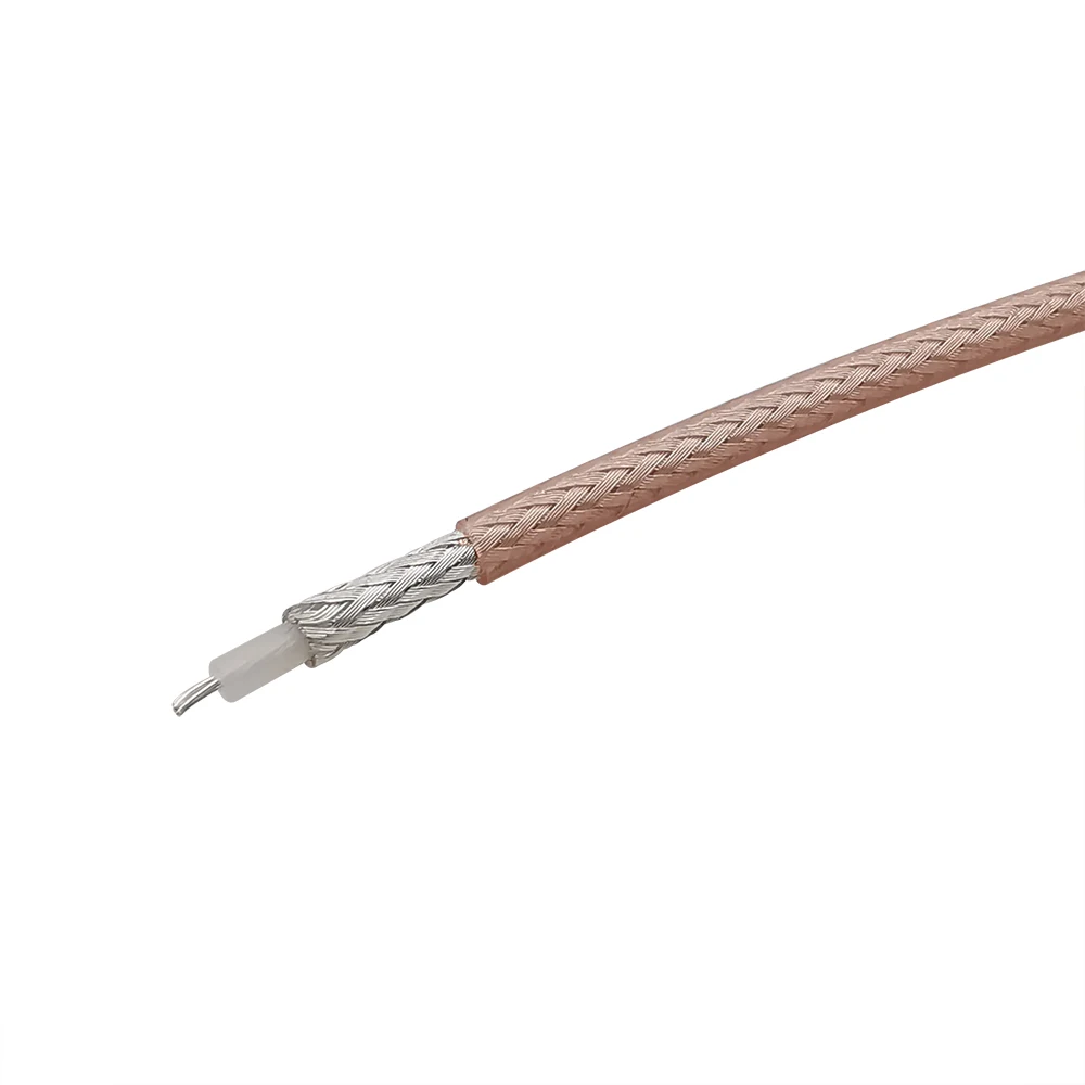 Cable Coaxial RF RG316 de 10 metros, línea de extensión de antena de 50 ohmios de baja pérdida, Cable RG316, diámetro de 2,5mm para conector de soldadura - imagen 4
