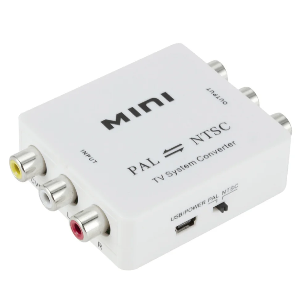 Convertidor TV Bidireccional Mini PAL NTSC Conmutador Sistema TV - imagen 5