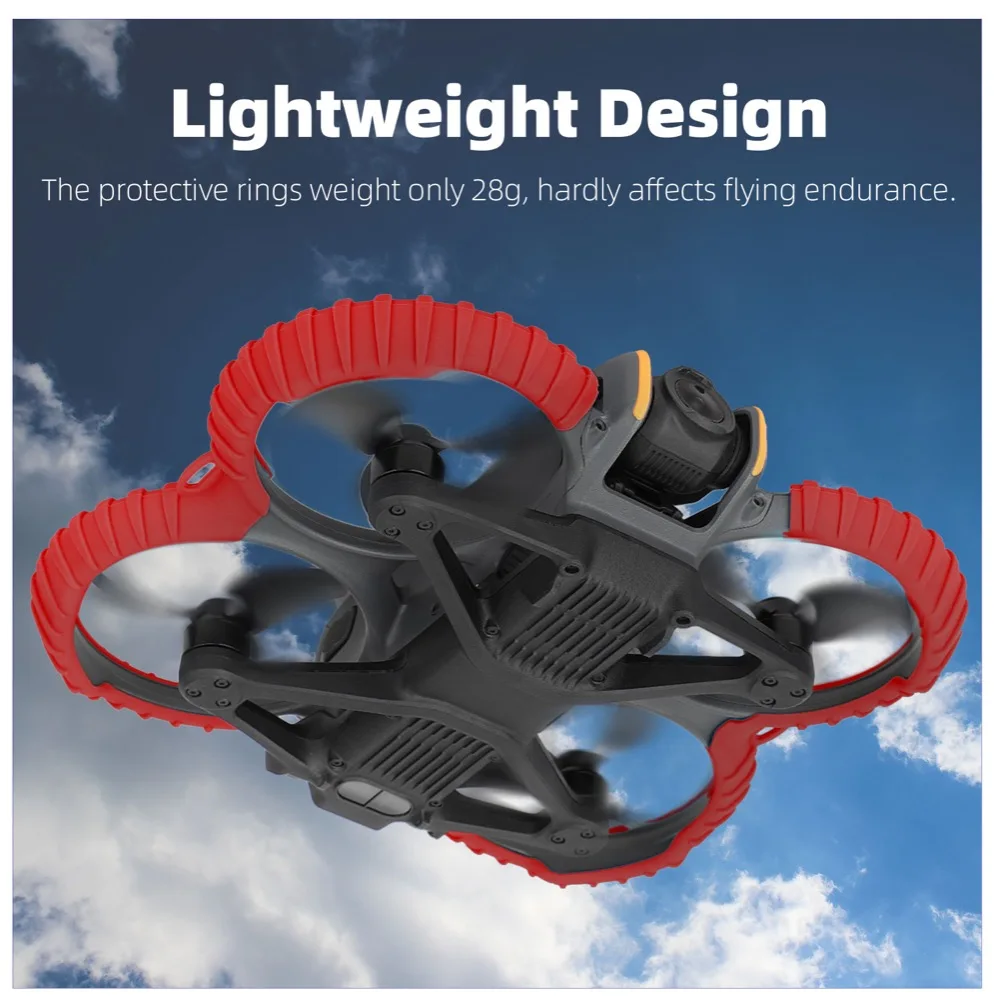 Sunnylife Kit de protección para DJI Avata 2 - Protector de hélice Protector de parachoques anticolisión con accesorios de carcasa de cubierta de Dron - imagen 3