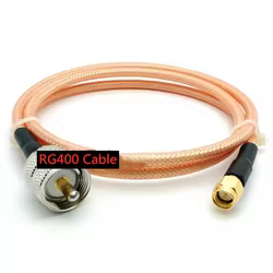Cable RG400 PL259 a SMA Macho/Hembra – Coaxial 50 Ω Baja Pérdida