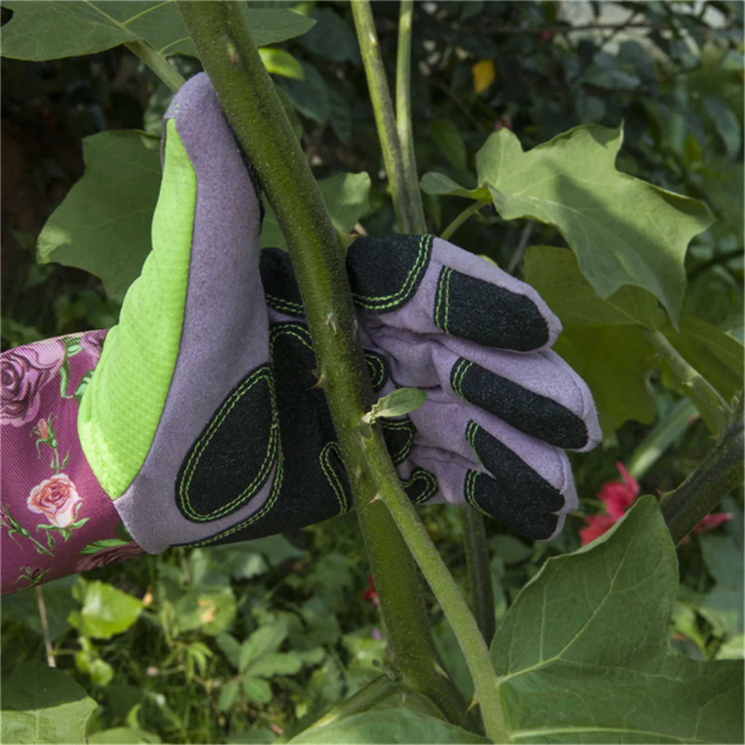 Guantes de jardín de manga larga, protección de muñeca, jardinería, plantación de flores y poda, trabajo de protección duradero, herramientas de jardín - imagen 5