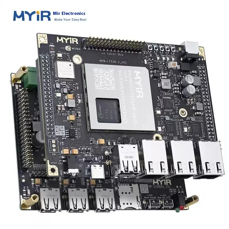 Placa de desarrollo MYD-LT536, 17 puertos serie, 4 puertos CAN, placas de desarrollo doméstico de grado Industrial, alta potencia de computación - imagen 4