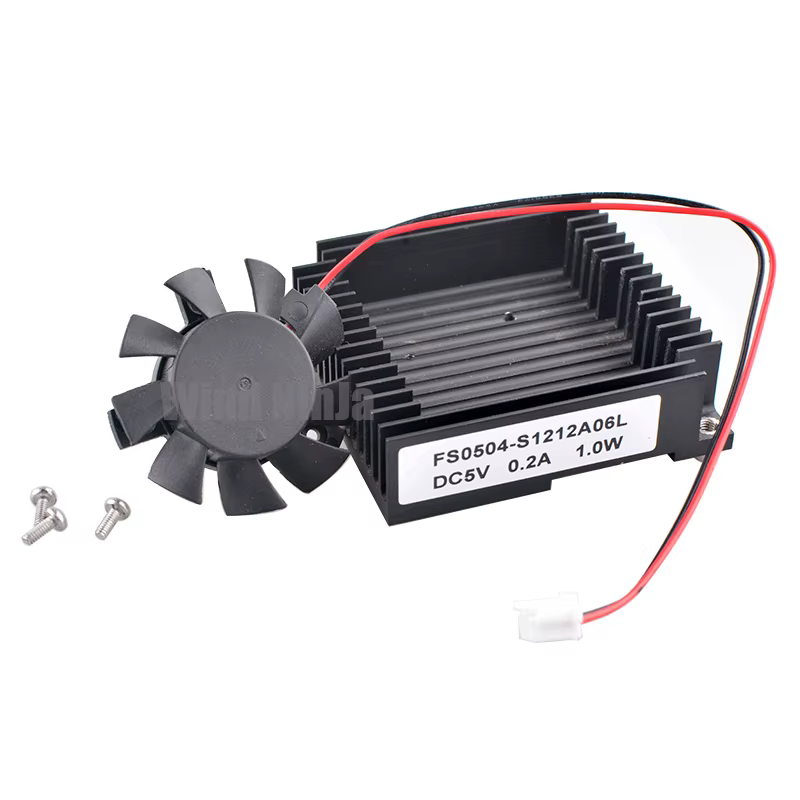 FS0504-S1212A06L 37mm 22x22x20mm DC5V 0.20A 1,0 W placa base disipador de calor ventilador de refrigeración para monitor de microordenador tarjeta gráfica - imagen 2