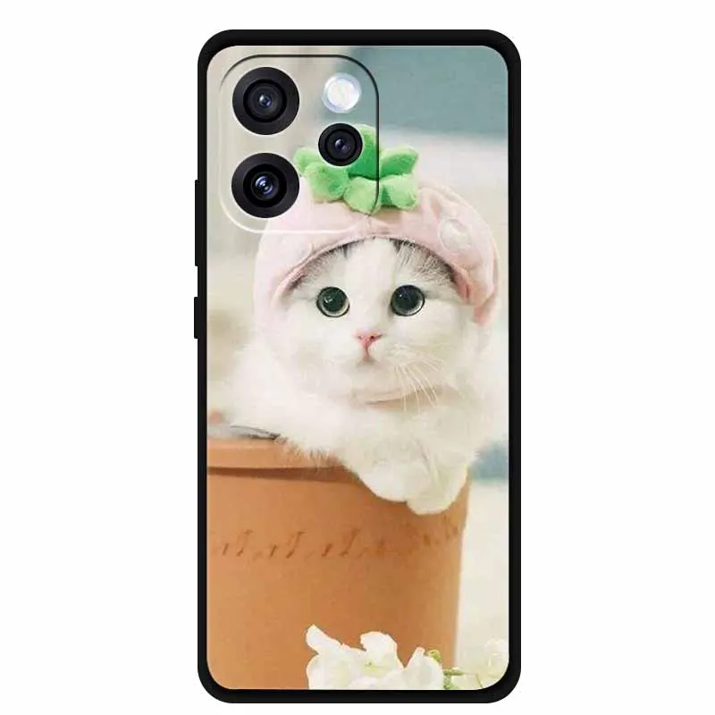 Funda para Oppo Reno15 Funda trasera suave para teléfono silicona TPU Funda Reno 15 Protector para teléfono móvil Coque Capa Shell parachoques dibujos animados lindo - imagen 2