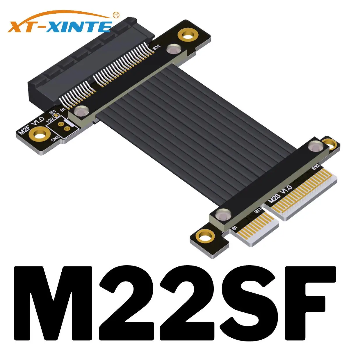 Cable de extensión PCI-E X4 a X4 PCI-E PCI Express 4,0 4x Cable elevador extensor convertidor adaptador compatible con tarjeta USB