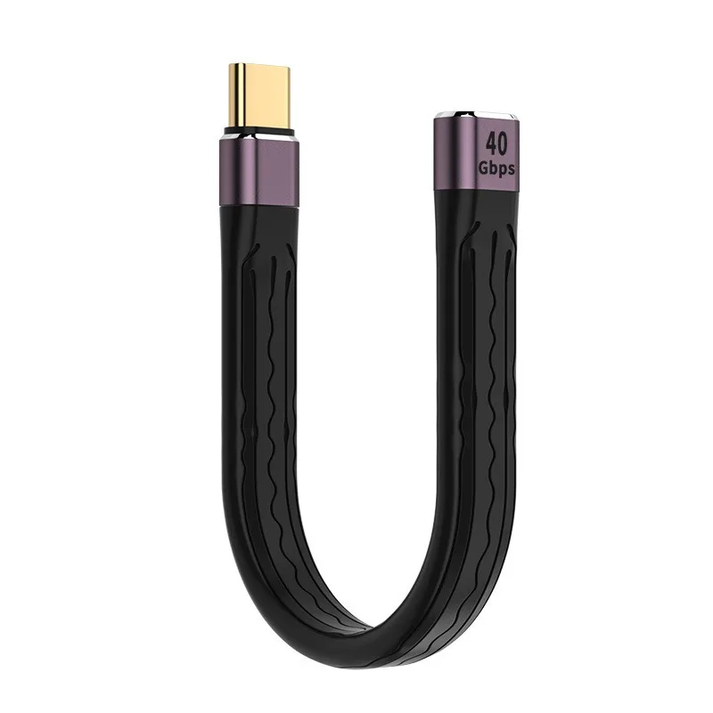 Cable de datos USB4.0 40Gbps USB C a tipo C Cable corto PD100W Gen3 8K 60Hz Cable para Pad Phone Thunderbolt 3 SSD Cable de banco de energía - imagen 3