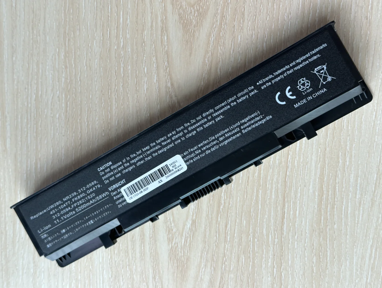 SeagullStar nueva batería GK479 FK890 para Dell Inspiron 1520 1521 1720 1721 Vostro 1500 1700 FP282 451-10476 - imagen 4