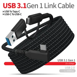 Cable USB-C 5A Carga Rápida para Oculus Quest 2 - Enlace y Datos