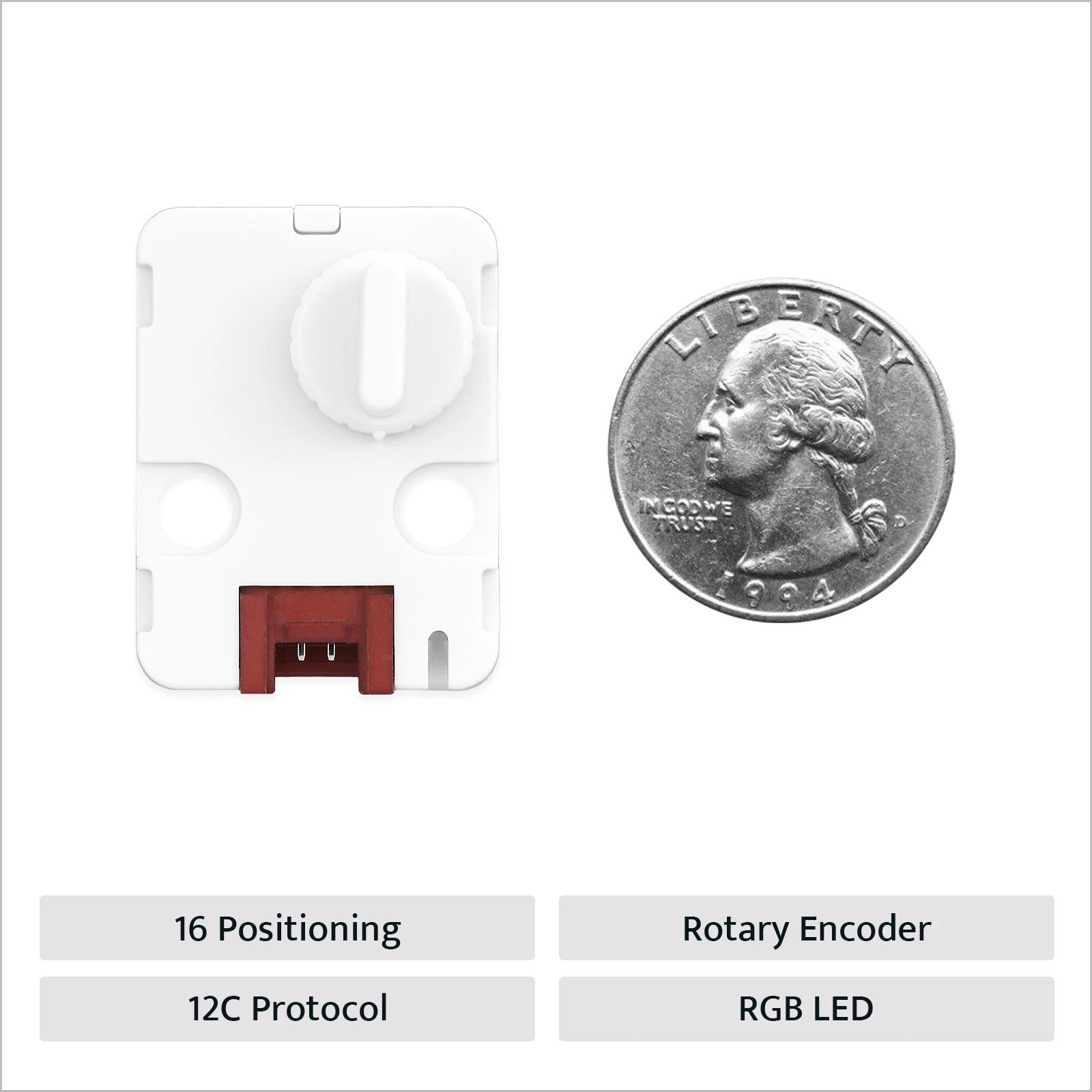 Unidad oficial Step16 M5Stack con mini codificador rotatorio de 16 bits (GSMR-16) - imagen 4