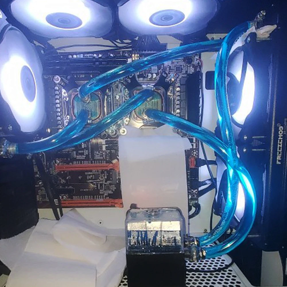 FREEZEMOD-manguera de 1 metro, tubo suave de PVC, 9,5x12,7mm, 10x16mm, tubo de refrigeración por agua ID9.5/10 OD12.7/16, 3/8 pulgadas para PC MOD multicolor - imagen 5