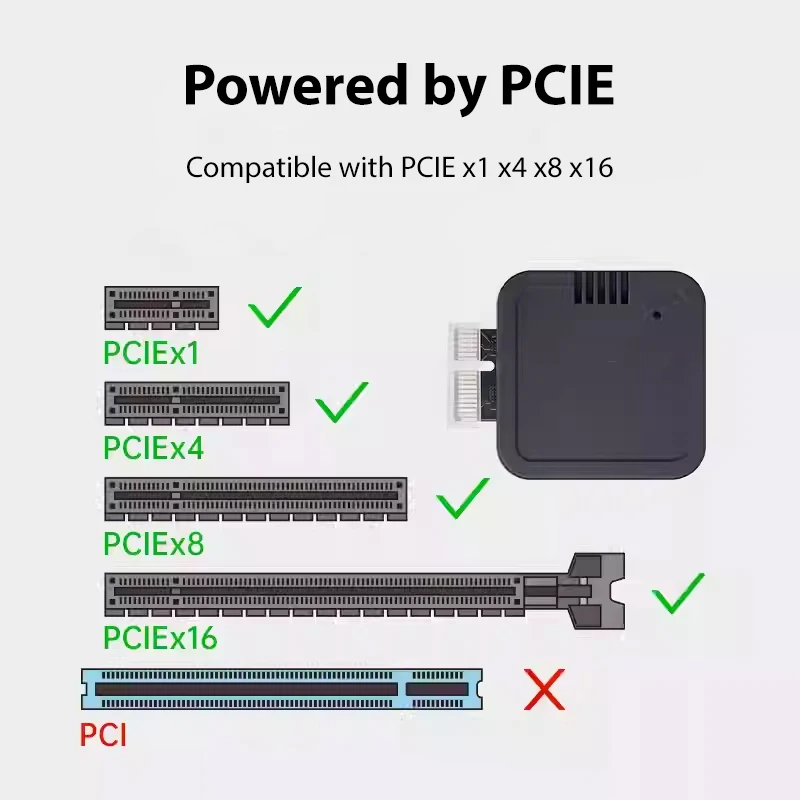 Computadora de escritorio PC botón de encendido inalámbrico DIY arranque personalizado Control remoto inalámbrico interruptor de PC alimentado por PCIE - imagen 4