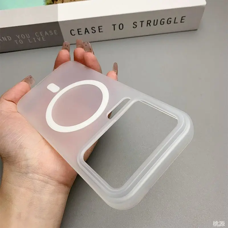 Para Xiaomi Mi 17 Pro Max funda suave TPU MagSafe funda protectora trasera de carga inalámbrica para Xiaomi Mi 17 15 14 Pro 15Ultra Shell - imagen 5