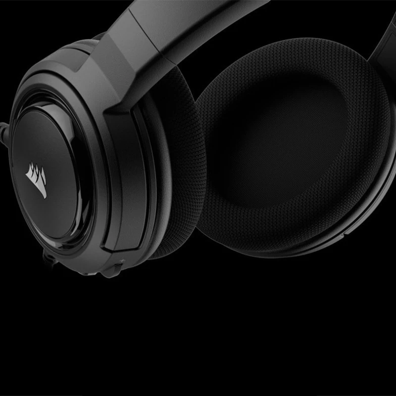 Almohadillas de espuma de repuesto para los oídos, funda de cojín para CORSAIR HS35 HS40, almohadillas para auriculares, orejeras, 1 par - imagen 5