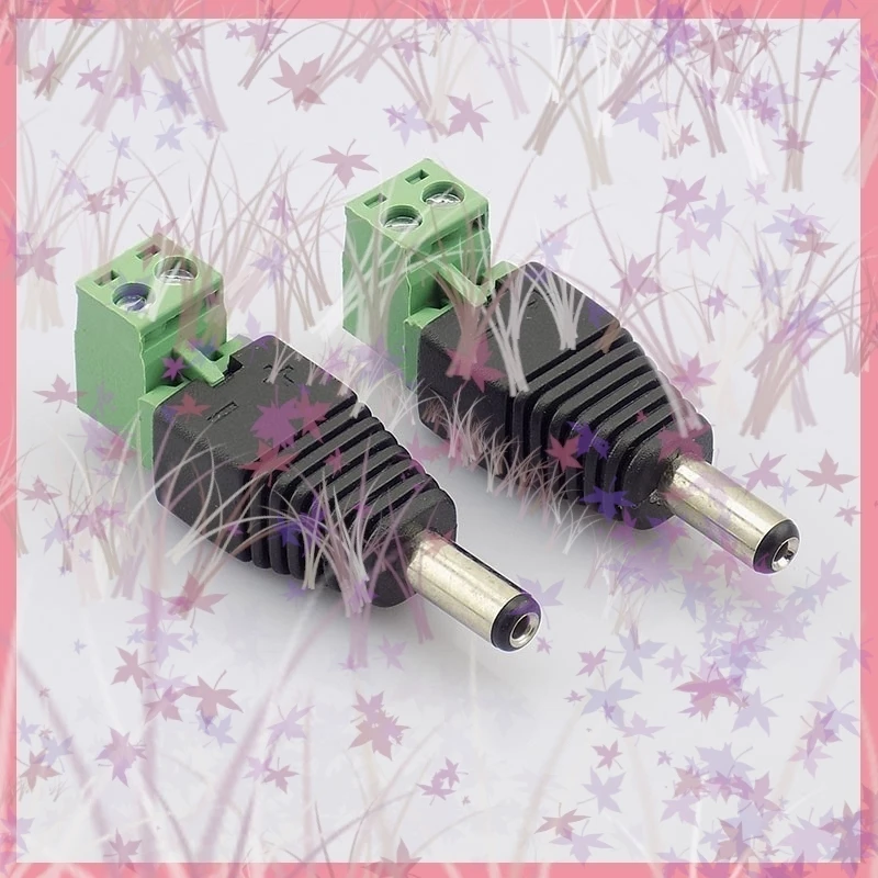 1/2/5/10 Uds DC enchufe macho 5,5x2,1mm adaptador de conector de alimentación fuente de alimentación para accesorios de cámara CCTV tira de luz Led de seguridad B6 - imagen 2