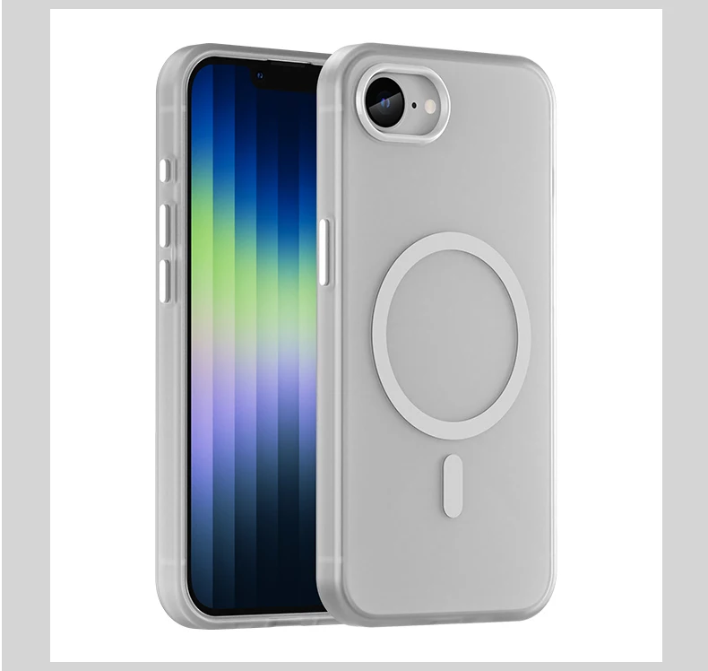 Para iPhone 16E Magsafe funda de carga inalámbrica magnética para iPhone16E teléfono 17 air 16 15 14 13 Pro Max cubierta