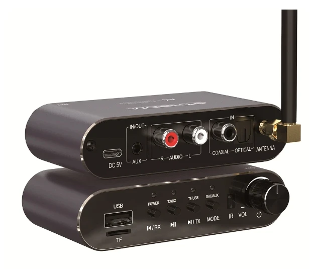 [Genuino] Receptor Bluetooth GTMEDIA A4 Transmisor Bluetooth 5.1 Adaptador Bluetooth 4 en 1 TF USB RX: A2DP/AVRC,TX: A2DP SBC AAC - imagen 3