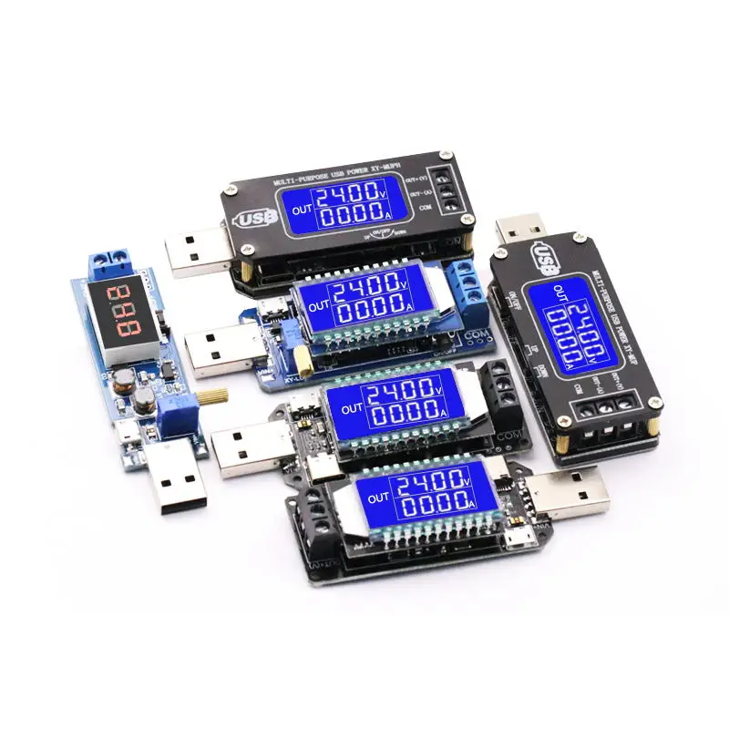 1 Uds DC-DC fuente de alimentación de refuerzo USB placa de módulo reductor estabilizado módulo de alimentación de escritorio 5V a 3,3 V 9V 12V 24V - imagen 3