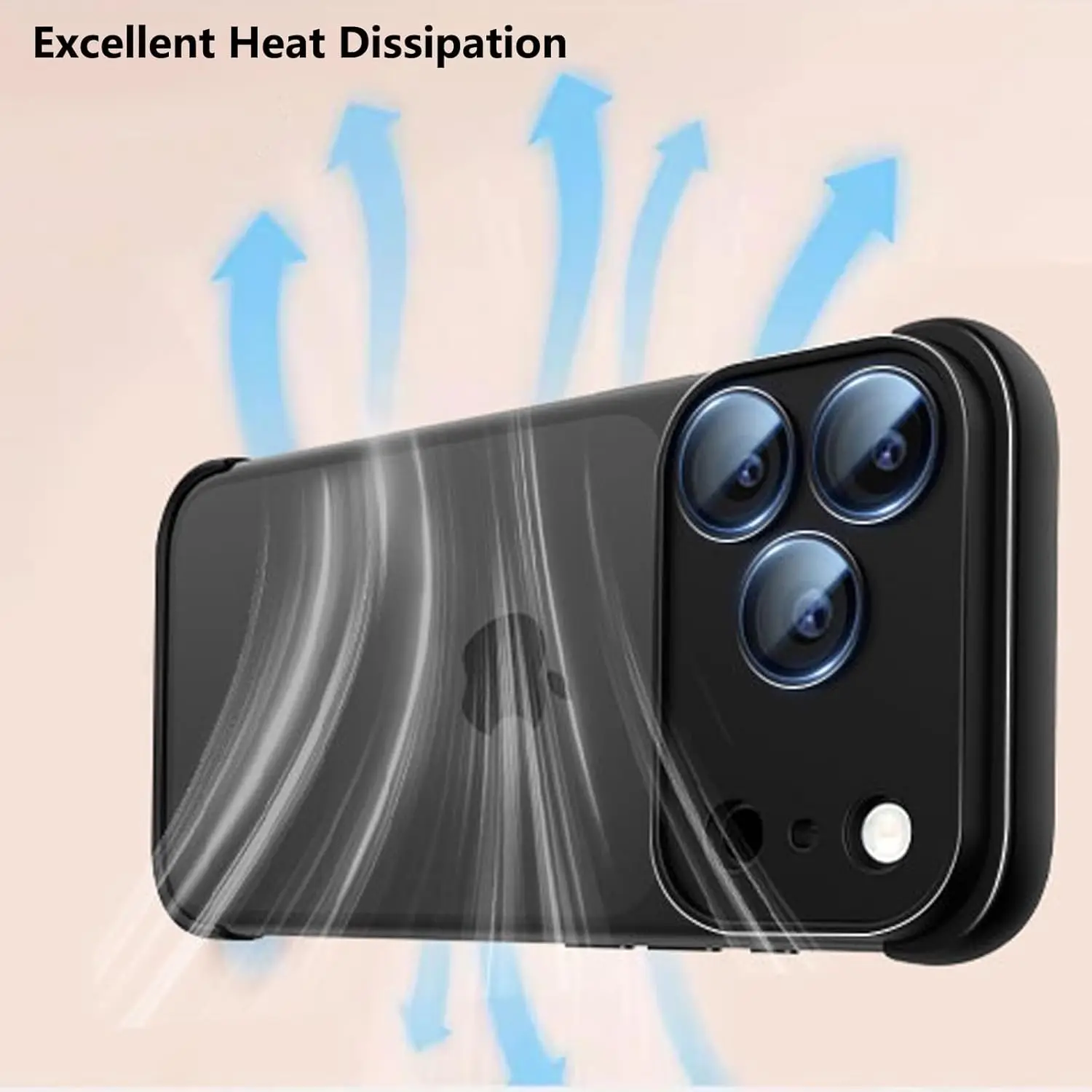 Funda de parachoques sin marco naranja con Protector de lente de cámara para iPhone Air 17 Pro Max 16 Plus 15 14 13 12 cubierta protectora de teléfono - imagen 5