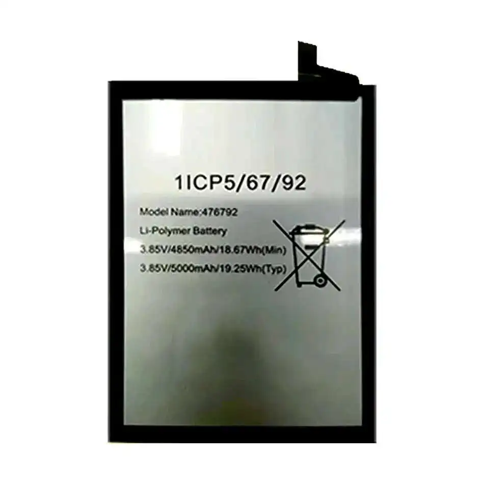 476792 Alta compatibilidad 5000mAh para Wiko Power U10 Wiko View 4 Batería de teléfono móvil de alto rendimiento