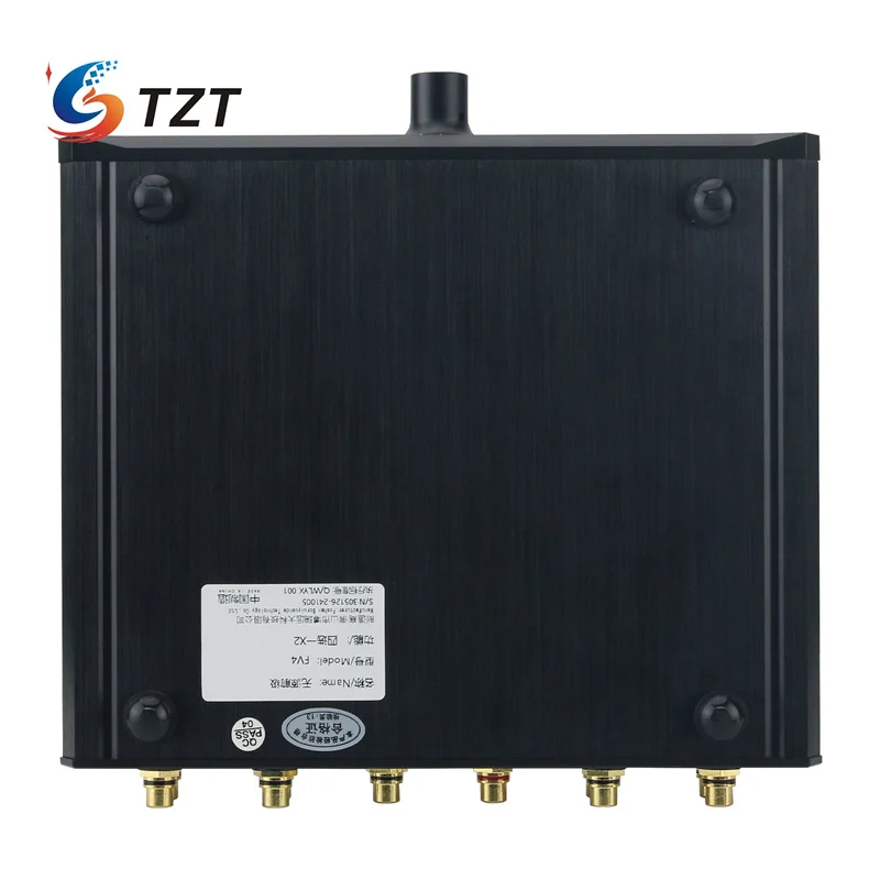 TZT FV4 negro conmutador de entrada de señal de Audio de 4 canales HiFi sin pérdidas ALPS interruptor preamplificador pasivo controlador de señal - imagen 5
