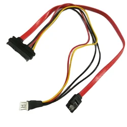 Cable Divisor SATA a FDD – Extensión Alimentación 4 Pines para HDD PC