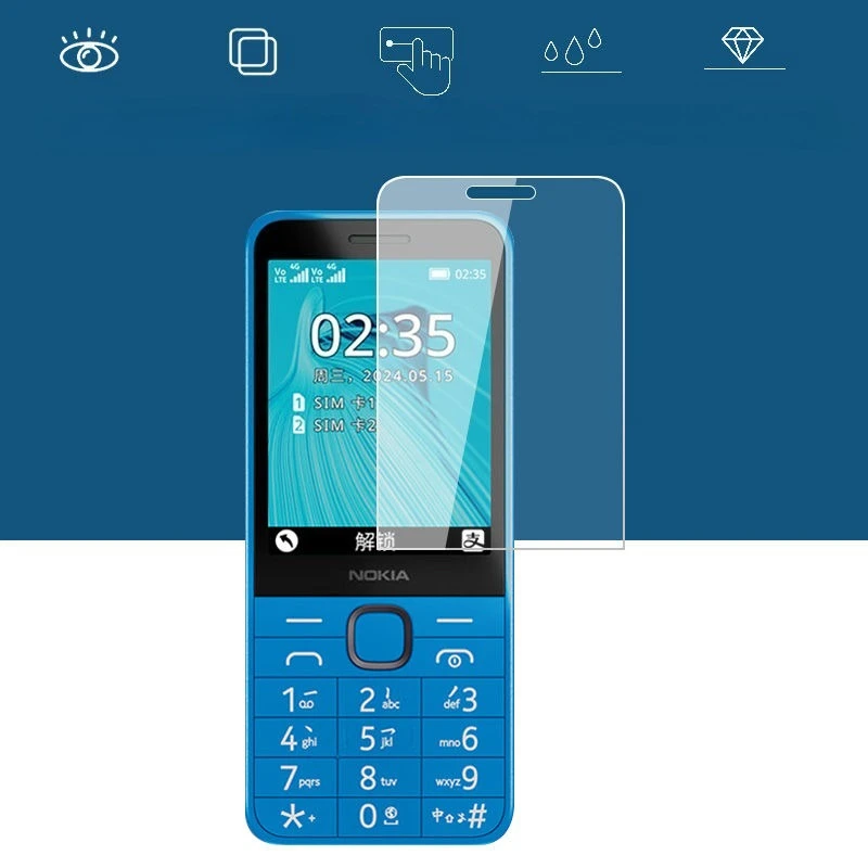 Protector de vidrio templado HD ultrafino para Nokia 235 225, Protector de pantalla de vidrio para NOKIA 225, cubierta de película nokia235 - imagen 2