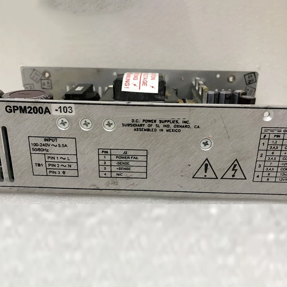 Fuente de alimentación con interruptor industrial +5V26A+12V8A-12V1.2A12V4A GPM200A-103 - imagen 3