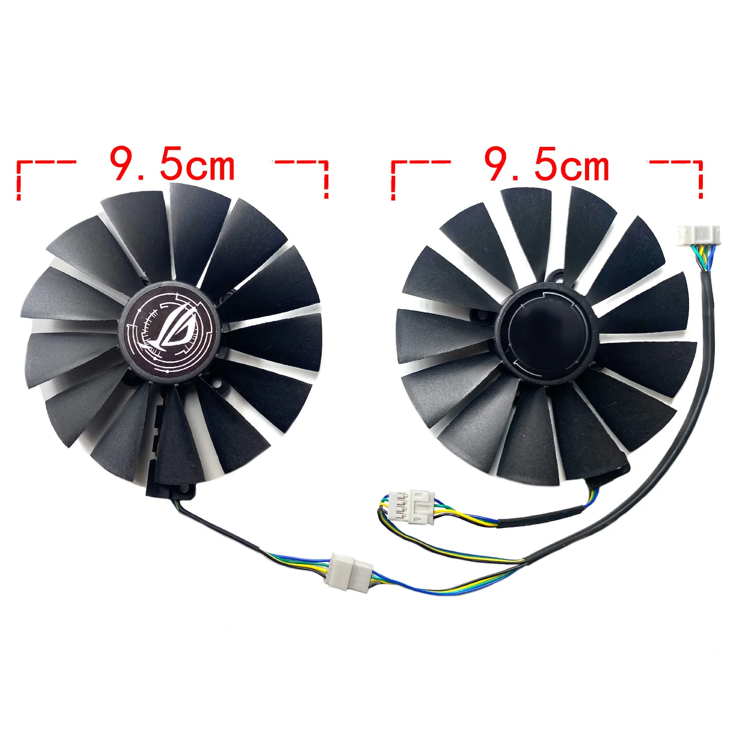 Ventilador de repuesto para tarjeta gráfica ASUS GeForce GTX1080ti ROG POSEIDON Platnium, nuevo, T129215SU - imagen 2