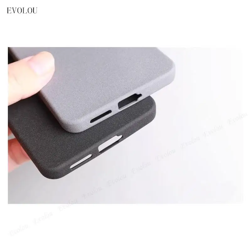Funda de teléfono de TPU de piedra arenisca mate para Redmi Note 13 Pro Plus Note13 Pro, Protector de cámara ultrafino, funda suave de silicona a prueba de golpes - imagen 3