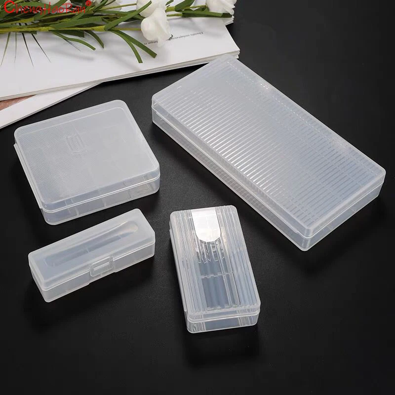 Cajas de protección de almacenamiento de batería múltiple 18650, caja de protección de batería alcalina de plástico PP respetuosa con el medio ambiente, 1 ud. - imagen 4