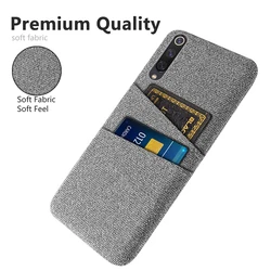 Funda Tipo Billetera Xiaomi Mi 9 Lite – Tela Lujo y Doble Tarjeta