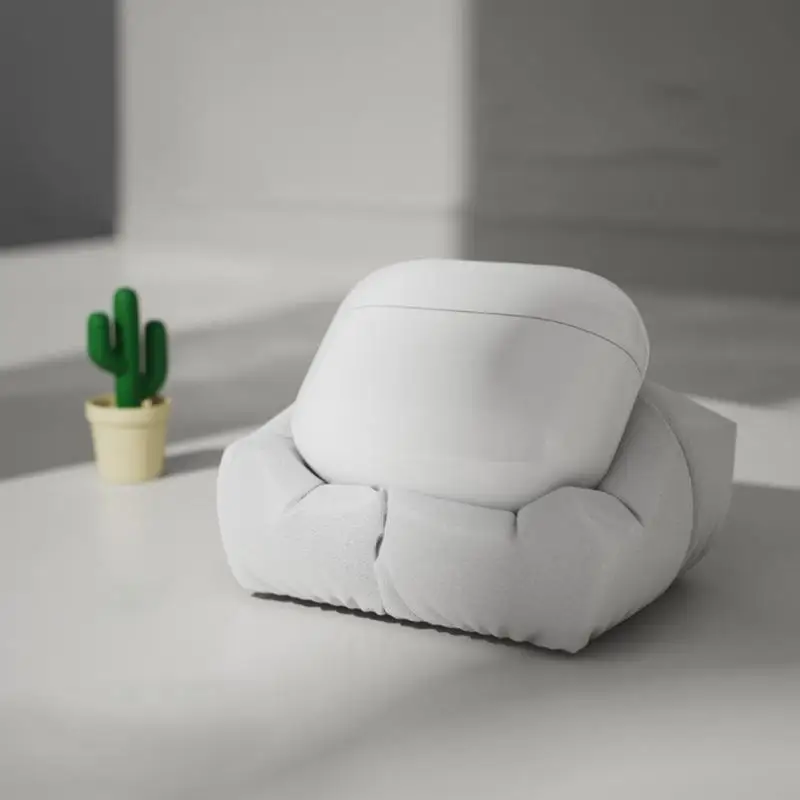 462E 2025 Sofá almacenamiento universal para auriculares Soporte escritorio plástico impreso en Regalo - imagen 4