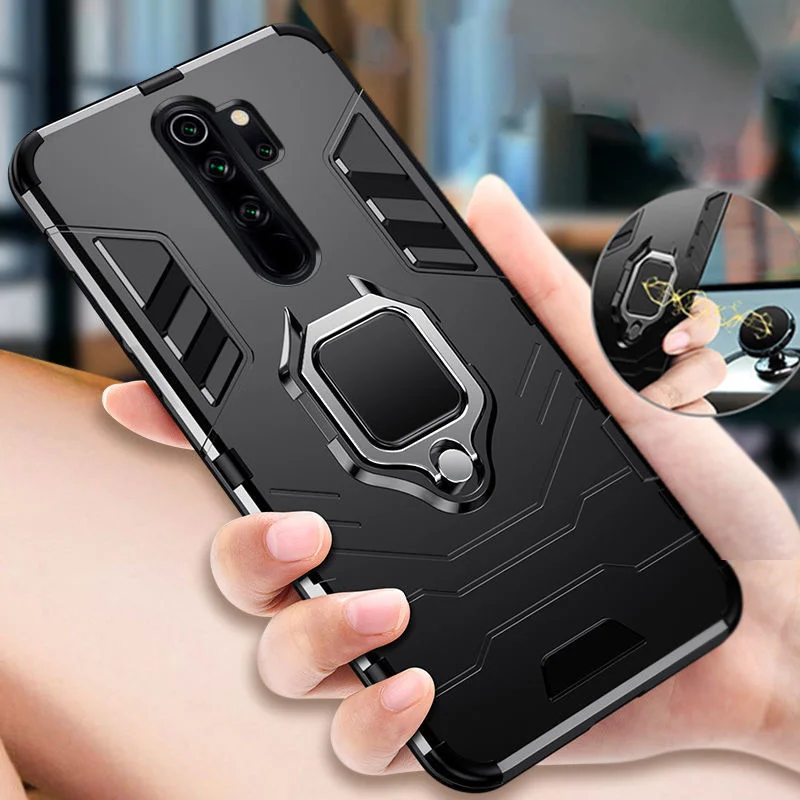 Funda armadura Redmi Note 8 pro M1906G7I para Redmi Note 8 9 10 Pro Max 8A 8T 9A C 10S para Xiaomi Mi 10 Lite 10T 5G POCO X3 NFC M3 F3 - imagen 3