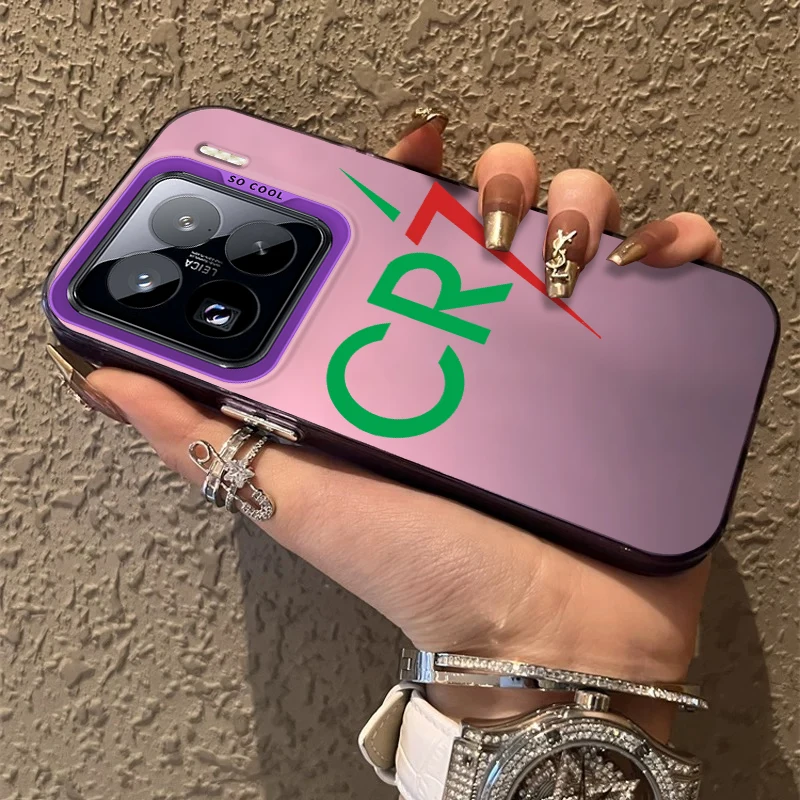 Funda esmerilada CR7 para Xiaomi Mi 15 14 14T 13 13T 12 12T 12X 12S 11 Lite POCO F6 F5 X6 X5 X3 M6 Pro 5G 4G M5S cubierta dura acrílica - imagen 5