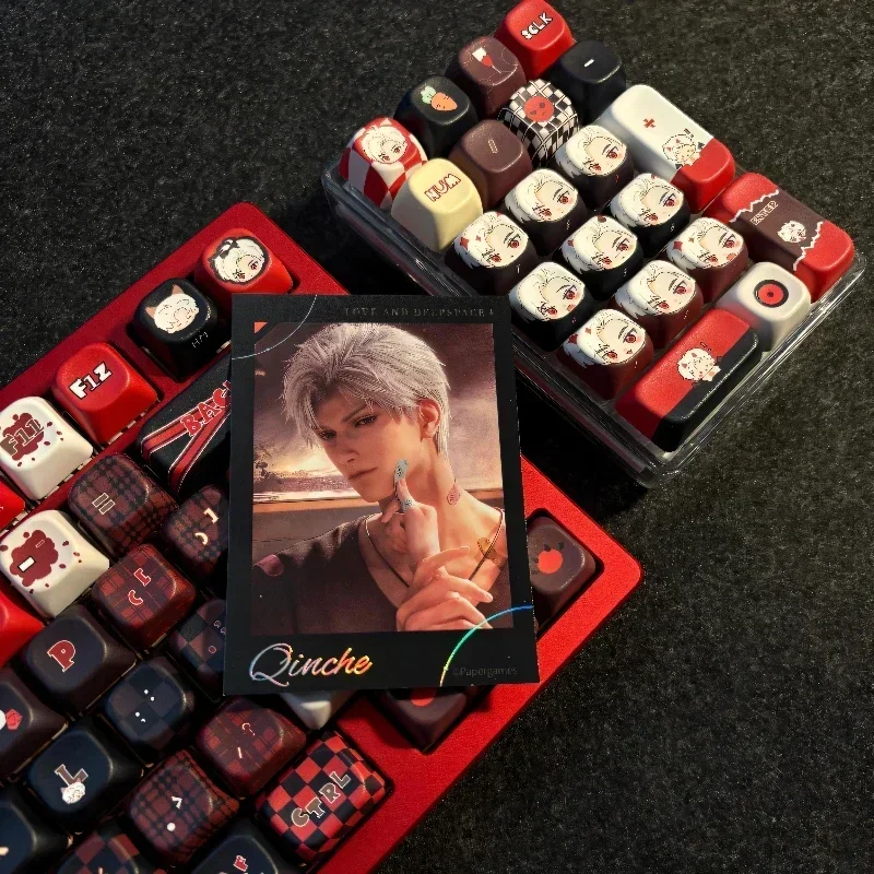 Sylus Keycaps personalizado PBT Cherry EOA perfil tapa de llave lindo sublimación de tinte dibujos animados Anime punto Keycap para jugadores DIY diseño regalos - imagen 3