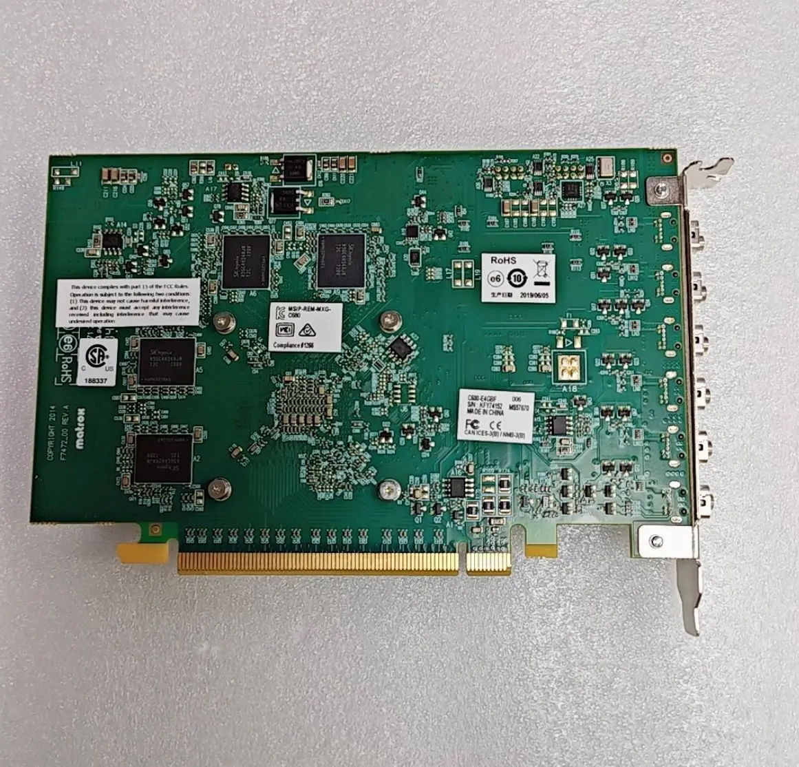 Tarjeta gráfica Original para Matrox C680 4G GPU C680-E4GBF 6 interfaces de pantalla miniDP - imagen 2