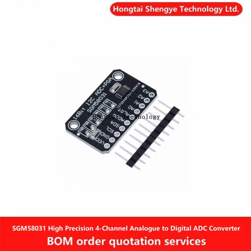 SGM58031 Módulo convertidor de adquisición de datos ADC analógico a digital de 4 canales de alta precisión de 16 bits - imagen 3