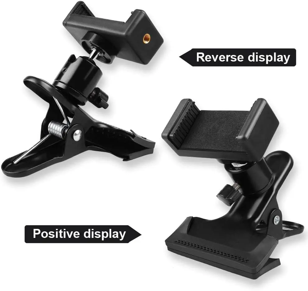 Soporte para Teléfono de Guitarra 360 °   Soporte Ajustable para Teléfono de Guitarra, para Ukelele, Bajo, Transmisión en Vivo, Enseñanza, Video, para iPhone y Samsung - imagen 4