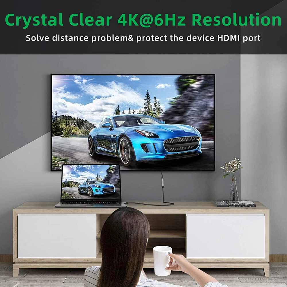 Cable USB-C 3.1 Gen2 100W Carga Rápida Video 4K 60Hz - imagen 3