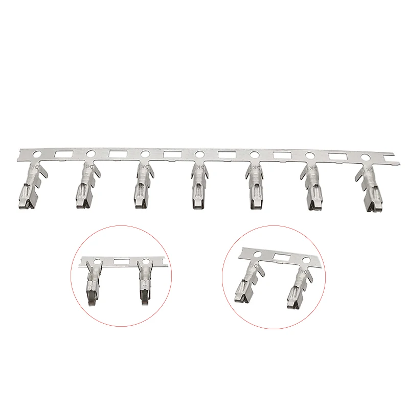 Conector de cable JST SM, carcasa de enchufe, clavija de Terminal de Metal, paso JST SM2.54, 2,54mm, 2/3/4/5/6/7/8Pin, Conector de cabezal macho hembra, 10 juegos - imagen 4
