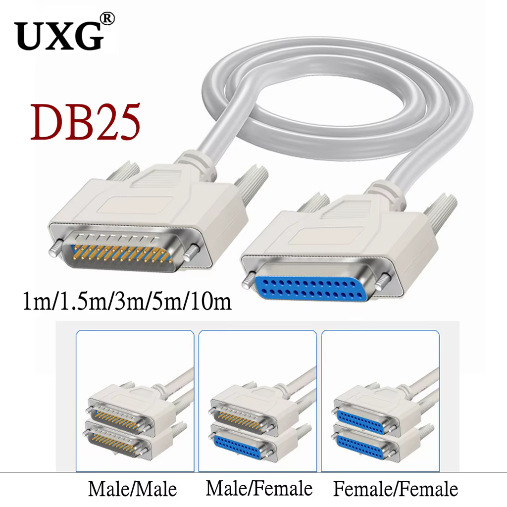 Cable Paralelo DB25 Macho-Macho LPT 1.5M para Impresora - imagen 4