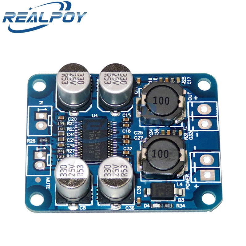 DC 12V-24V TPA3118 60W Mono Módulo amplificador de potencia de audio digital - imagen 4