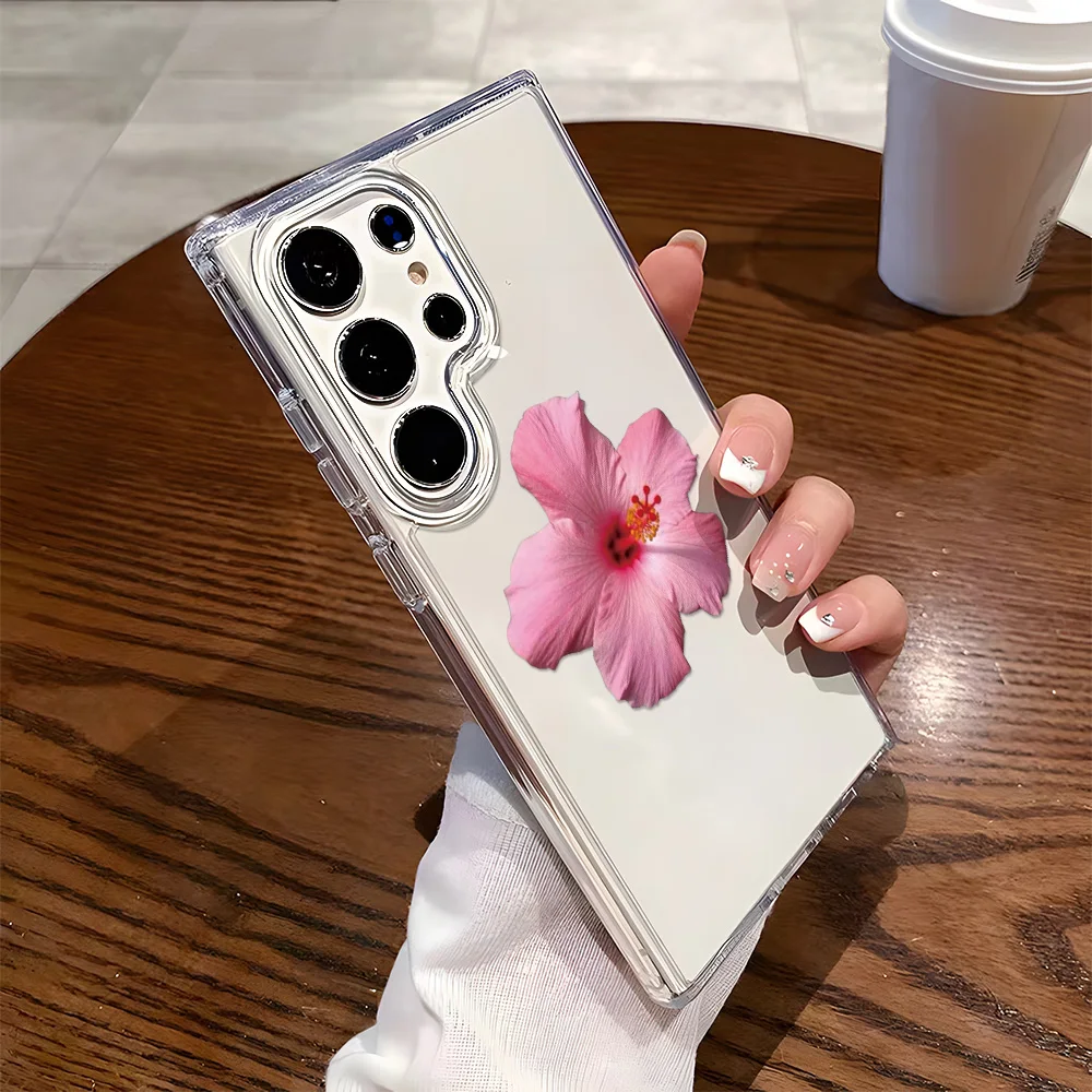 Funda blanda para Samsung A56 A55 A54 A53 A06 A05 A26 A16 A15 A36 A35 A34 A33 S24 S25 Ultra S23 S22 Plus cubierta transparente de flores coloridas - imagen 3