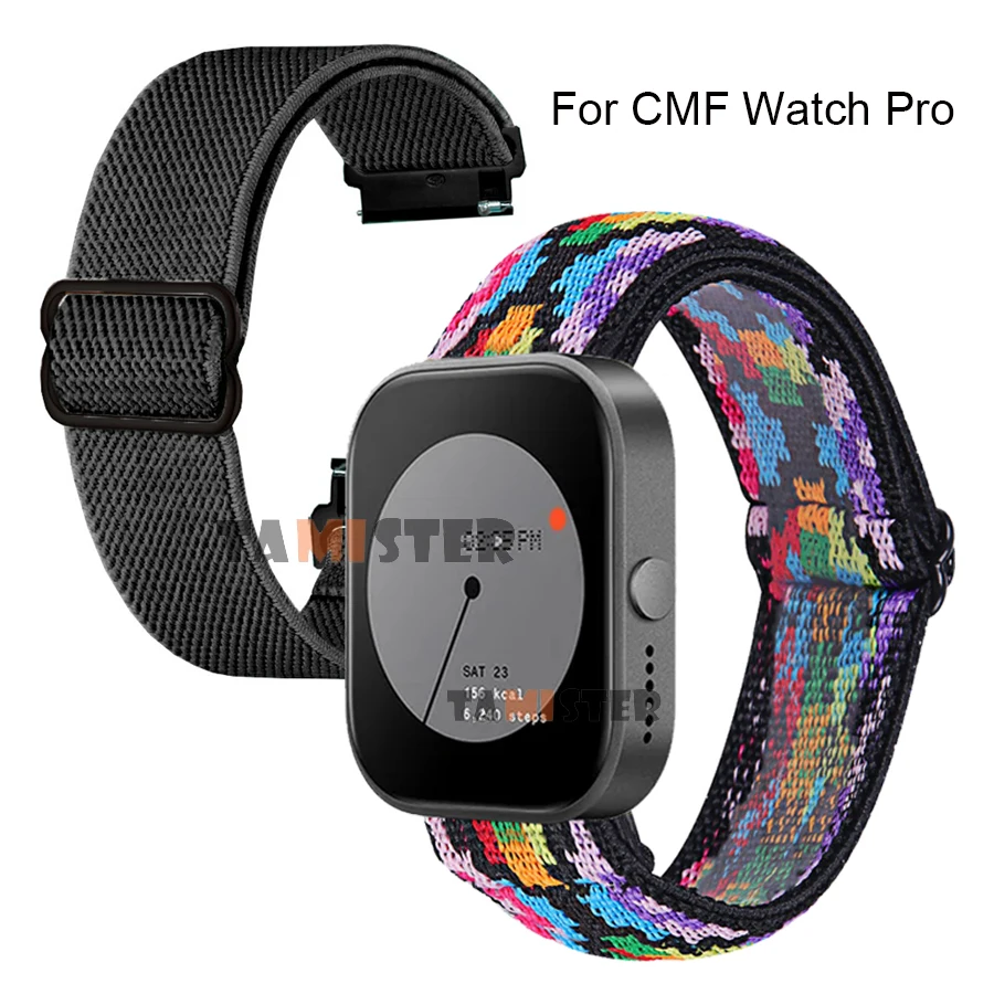 Correa elástica de nailon para reloj CMF Pro, accesorio de repuesto, pulsera para reloj inteligente CMF de Nothing Watch Pro